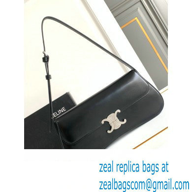 Celine MEDIUM LOLA BAG in shiny calfskin Black 2024