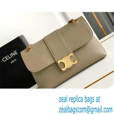 Celine TEEN Victoire Bag in SUPPLE CALFSKIN ETOUPE 2024