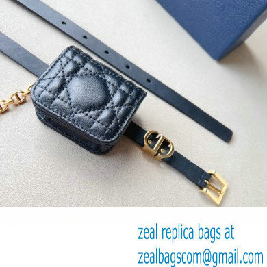 Dior Width 1.5cm Pouch Belt with Chain Black 02 2024