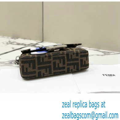 FENDI x FRGMT x POKEMON Mini Baguette bag Brown FF fabric 2024