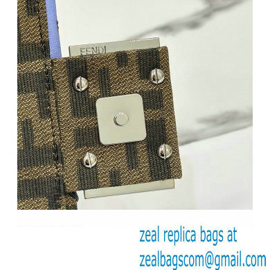 FENDI x FRGMT x POKEMON Mini Baguette bag Brown FF fabric 2024