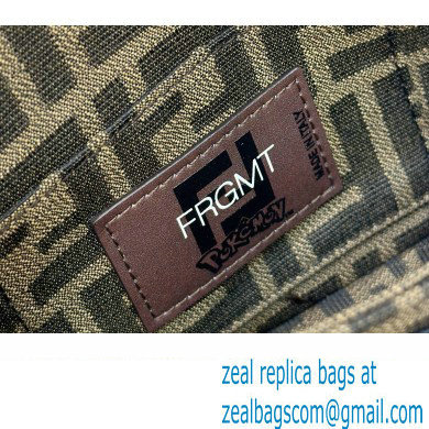 FENDI x FRGMT x POKEMON Mini Baguette bag Brown FF fabric 2024