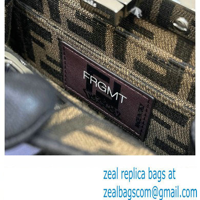 FENDI x FRGMT x POKEMON Peekaboo ISeeU Petite bag Brown FF fabric 2024