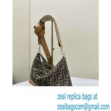 Fendi After crossbody bag Brown FF fabric 2024
