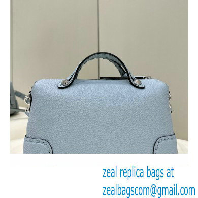 Fendi By The Way Medium Bag Light blue Selleria with hand-sewn topstitches 2024