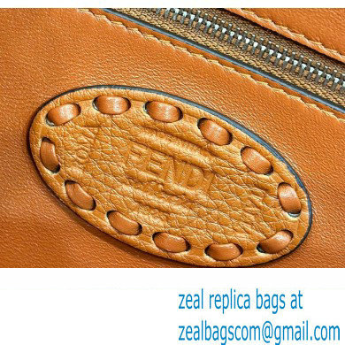 Fendi Medium Baguette Bag Brown Selleria with oversize topstitching 2024