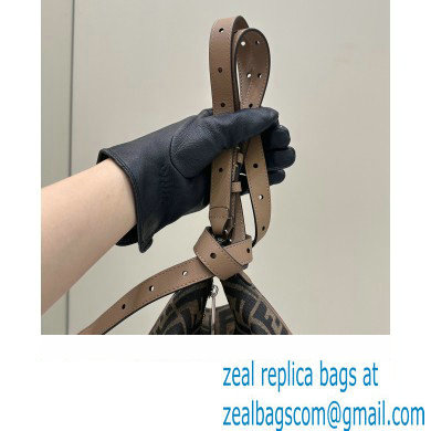 Fendi Mini After bag Brown FF fabric 2024