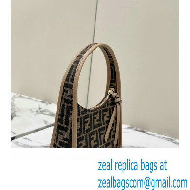 Fendi Mini Fendessence bag Brown FF fabric 2024