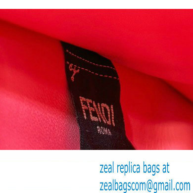 Fendi Peekaboo ISeeU Medium Bag Pink Selleria with oversized topstitching 2024