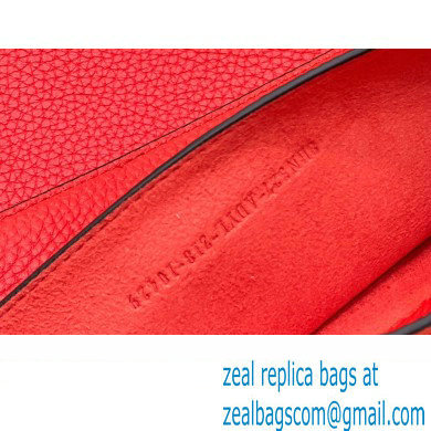 Fendi Peekaboo ISeeU Medium Bag Red Selleria with topstitches 2024