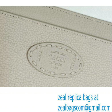 Fendi Peekaboo ISeeU Medium Bag White Selleria with oversized topstitching 2024