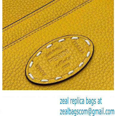 Fendi Peekaboo ISeeU Medium Bag Yellow Selleria with topstitches 2024