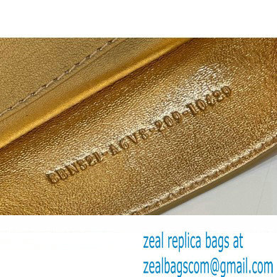 Fendi Peekaboo ISeeU Medium Bag in nappa Leather Gold 2024