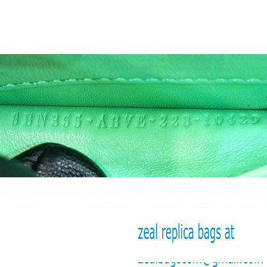 Fendi Peekaboo ISeeU Petite Bag in nappa Leather Acid Green 2024