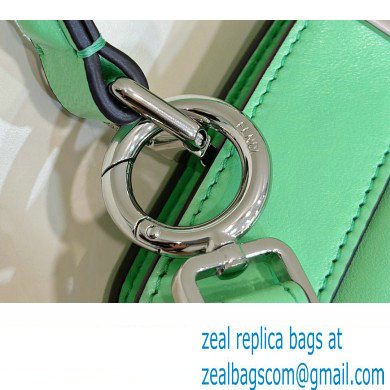Fendi Peekaboo ISeeU Petite Bag in nappa Leather Acid Green 2024