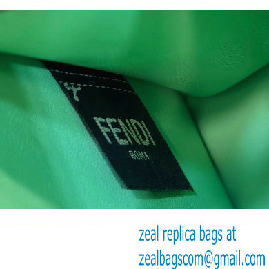 Fendi Peekaboo ISeeU Petite Bag in nappa Leather Acid Green 2024