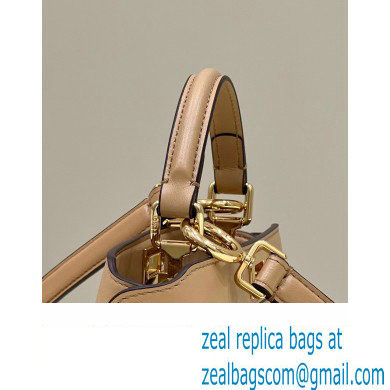 Fendi Peekaboo ISeeU Petite Bag in nappa Leather Beige 2024