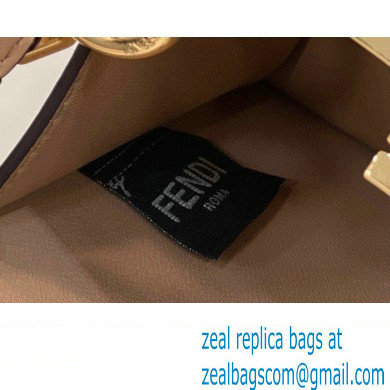 Fendi Peekaboo ISeeU Petite Bag in nappa Leather Beige 2024