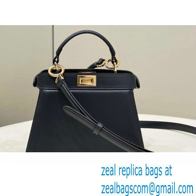 Fendi Peekaboo ISeeU Petite Bag in nappa Leather Black 2024