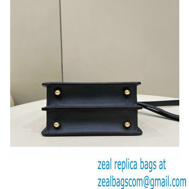 Fendi Peekaboo ISeeU Petite Bag in nappa Leather Black 2024