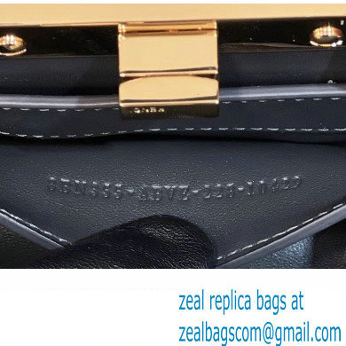 Fendi Peekaboo ISeeU Petite Bag in nappa Leather Black 2024