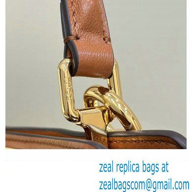 Fendi Peekaboo ISeeU Petite Bag in nappa Leather Brown 2024