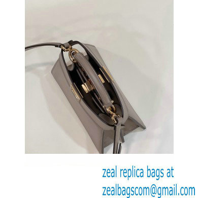 Fendi Peekaboo ISeeU Petite Bag in nappa Leather Gray 2024