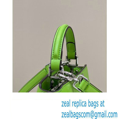 Fendi Peekaboo ISeeU Petite Bag in nappa Leather Green 2024