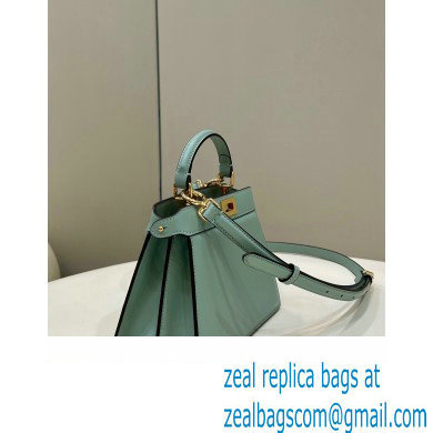 Fendi Peekaboo ISeeU Petite Bag in nappa Leather Light Green 2024