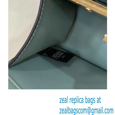 Fendi Peekaboo ISeeU Petite Bag in nappa Leather Light Green 2024
