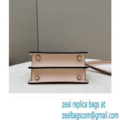 Fendi Peekaboo ISeeU Petite Bag in nappa Leather Nude Pink 2024