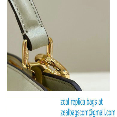 Fendi Peekaboo ISeeU Petite Bag in nappa Leather Pale Green 2024