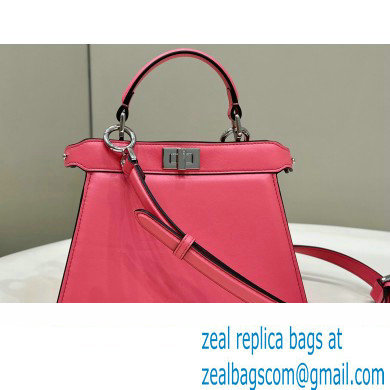 Fendi Peekaboo ISeeU Petite Bag in nappa Leather Pink 2024