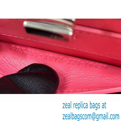 Fendi Peekaboo ISeeU Petite Bag in nappa Leather Pink 2024