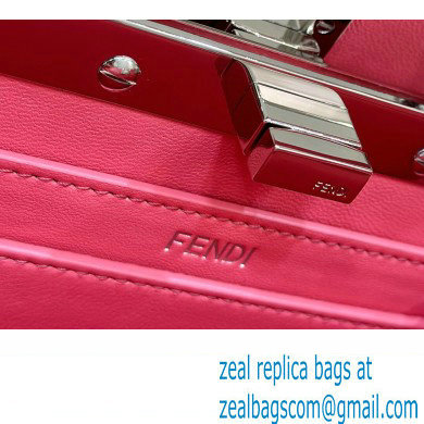 Fendi Peekaboo ISeeU Petite Bag in nappa Leather Pink 2024