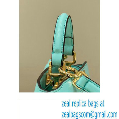 Fendi Peekaboo ISeeU Petite Bag in nappa Leather Turquoise Green 2024