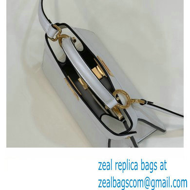Fendi Peekaboo ISeeU Petite Bag in nappa Leather White 2024
