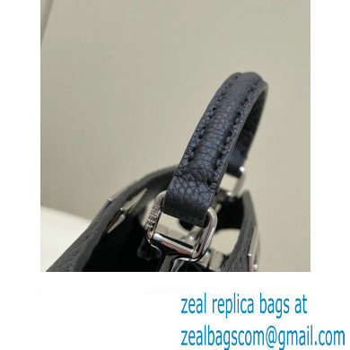 Fendi Peekaboo ISeeU Small Bag Black Selleria with topstitches 2024
