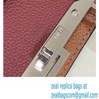 Fendi Peekaboo ISeeU Small Bag Brown Selleria with topstitches 2024
