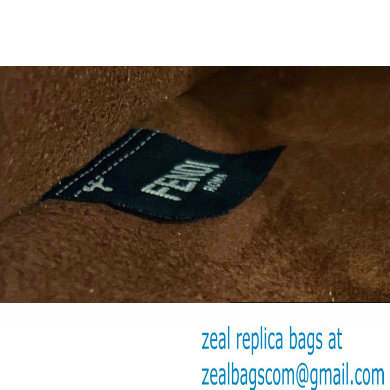 Fendi Peekaboo ISeeU Small Bag Coffee Selleria with topstitches 2024