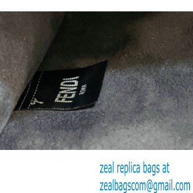 Fendi Peekaboo ISeeU Small Bag Dark Gray Selleria with topstitches 2024