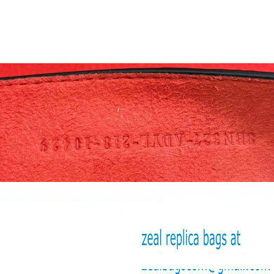 Fendi Peekaboo ISeeU Small Bag Red Selleria with topstitches 2024