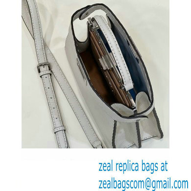 Fendi Peekaboo ISeeU Small Bag White Selleria with topstitches 2024