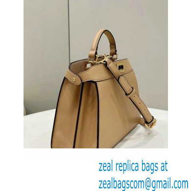 Fendi Peekaboo ISeeU Small Bag in nappa Leather Beige 2024