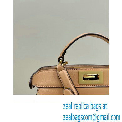 Fendi Peekaboo ISeeU Small Bag in nappa Leather Beige 2024