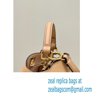 Fendi Peekaboo ISeeU Small Bag in nappa Leather Beige 2024