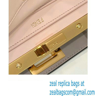 Fendi Peekaboo ISeeU Small Bag in nappa Leather Black 2024
