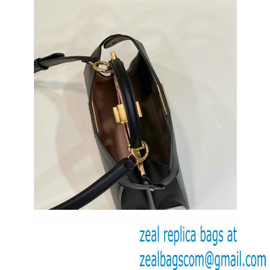 Fendi Peekaboo ISeeU Small Bag in nappa Leather Black 2024