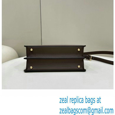 Fendi Peekaboo ISeeU Small Bag in nappa Leather Coffee 2024
