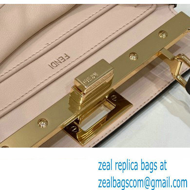 Fendi Peekaboo ISeeU Small Bag in nappa Leather Coffee 2024